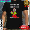 Grinch if you don’t like Ohio State Buckeyes logo Merry kissmyass shirt