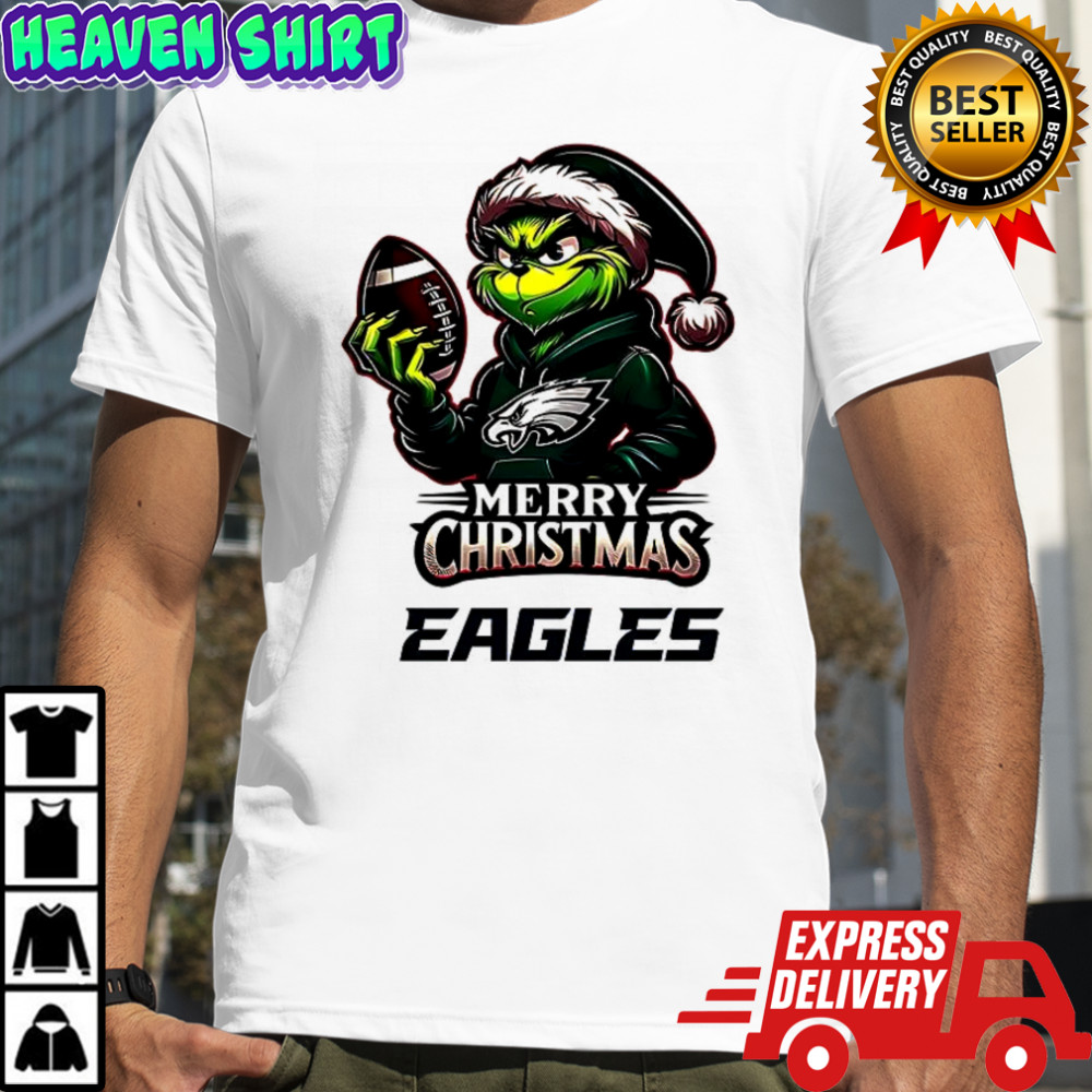 Grinch Merry Grinchmas Philadelphia Eagles shirt