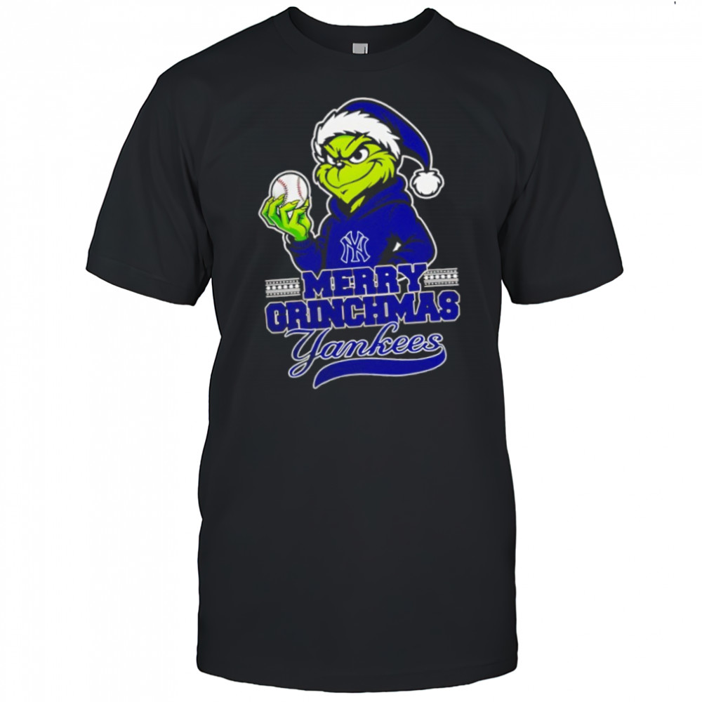 Grinch New York Yankees Baseball Merry Christmas Shirt