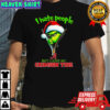Grinch santa hat I hate people but I love my Alabama crimson tide Christmas logo clothing shirt