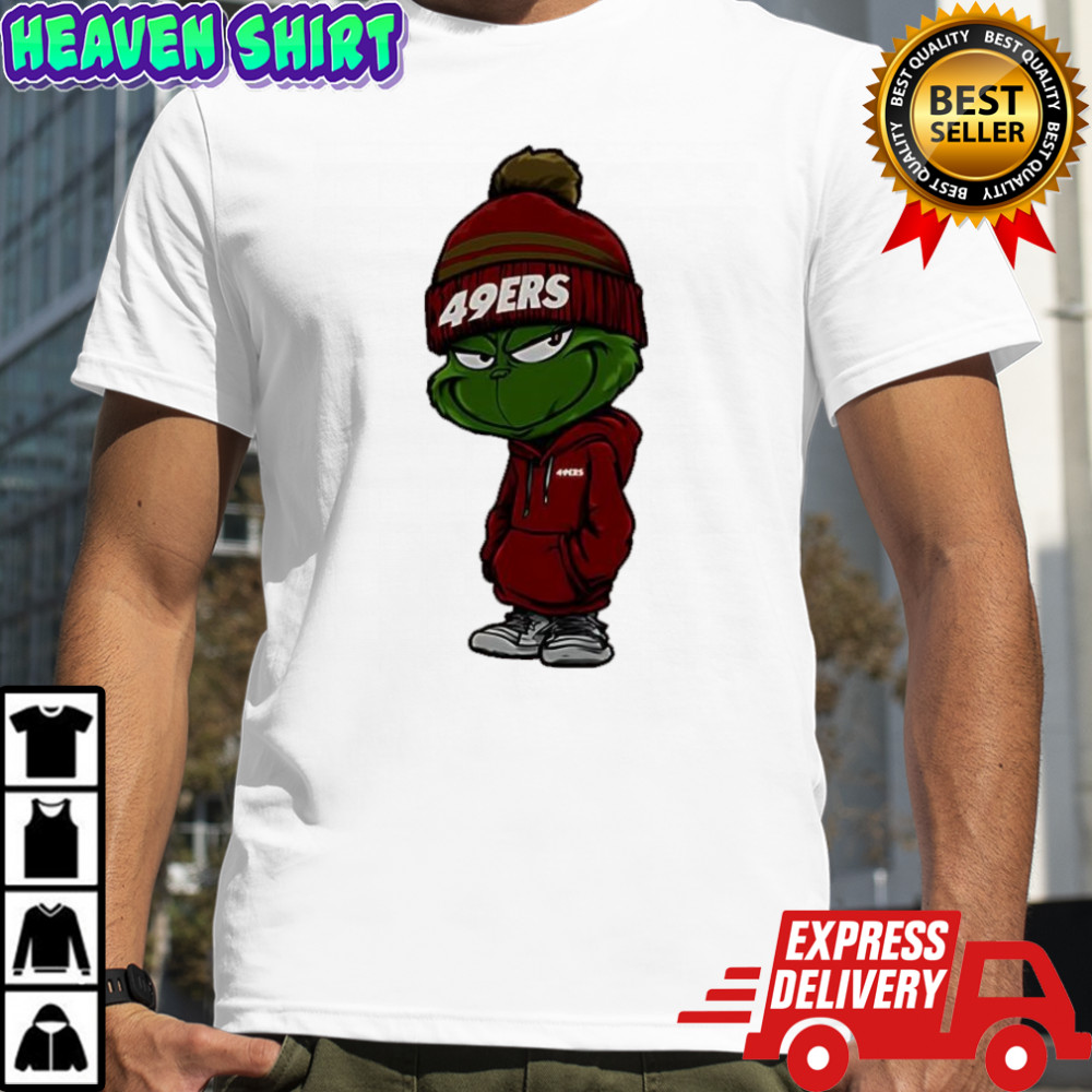 Grinch X San Francisco 49ers football shirt