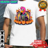 Halloween flamingo x Vegas Golden Knights NHL team logo shirt