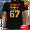 Haunted by 6-7 Halloween Skeleton Dabbing Meme shirt