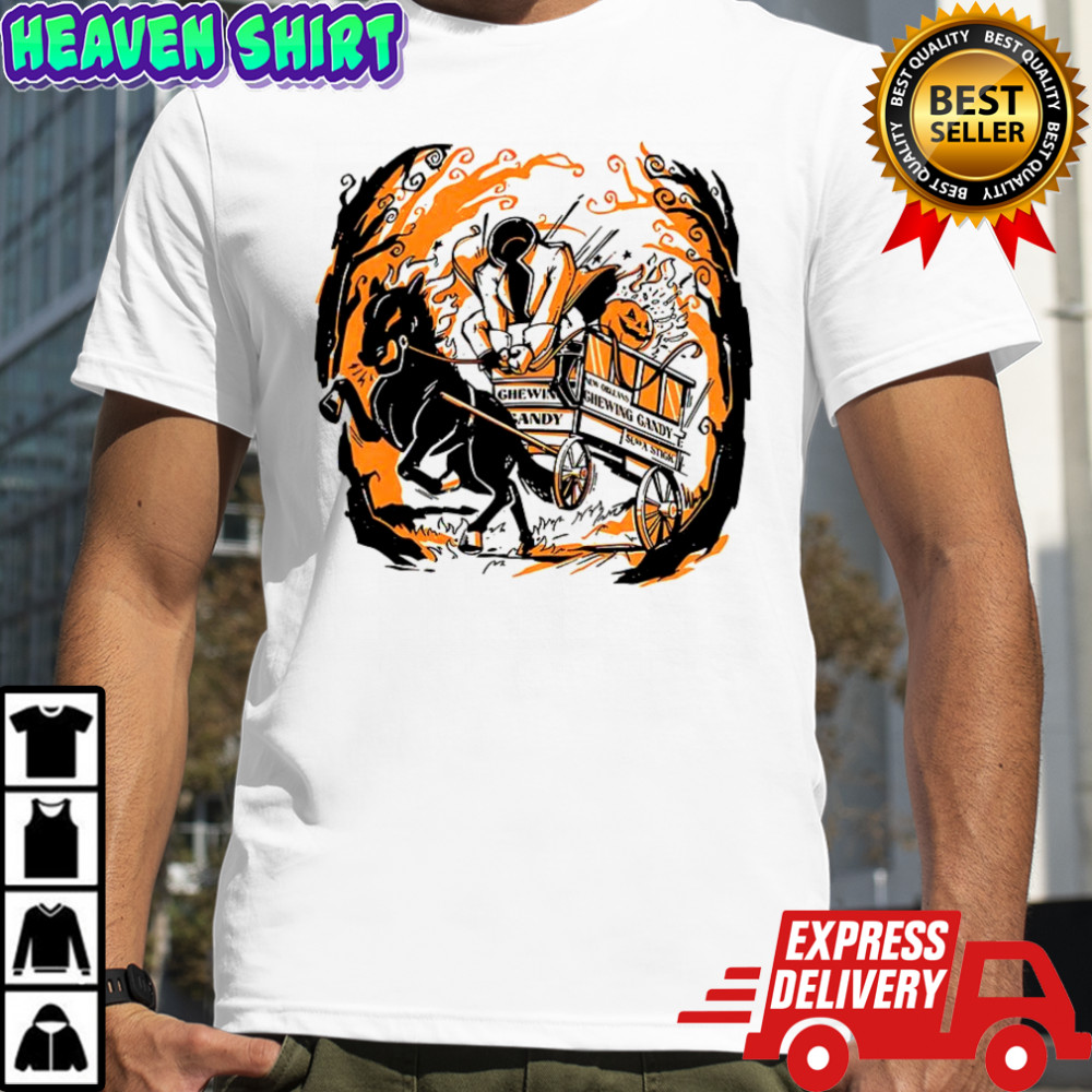 Headless Candyman Horseman jack-o’-lantern New Orleans Halloween shirt