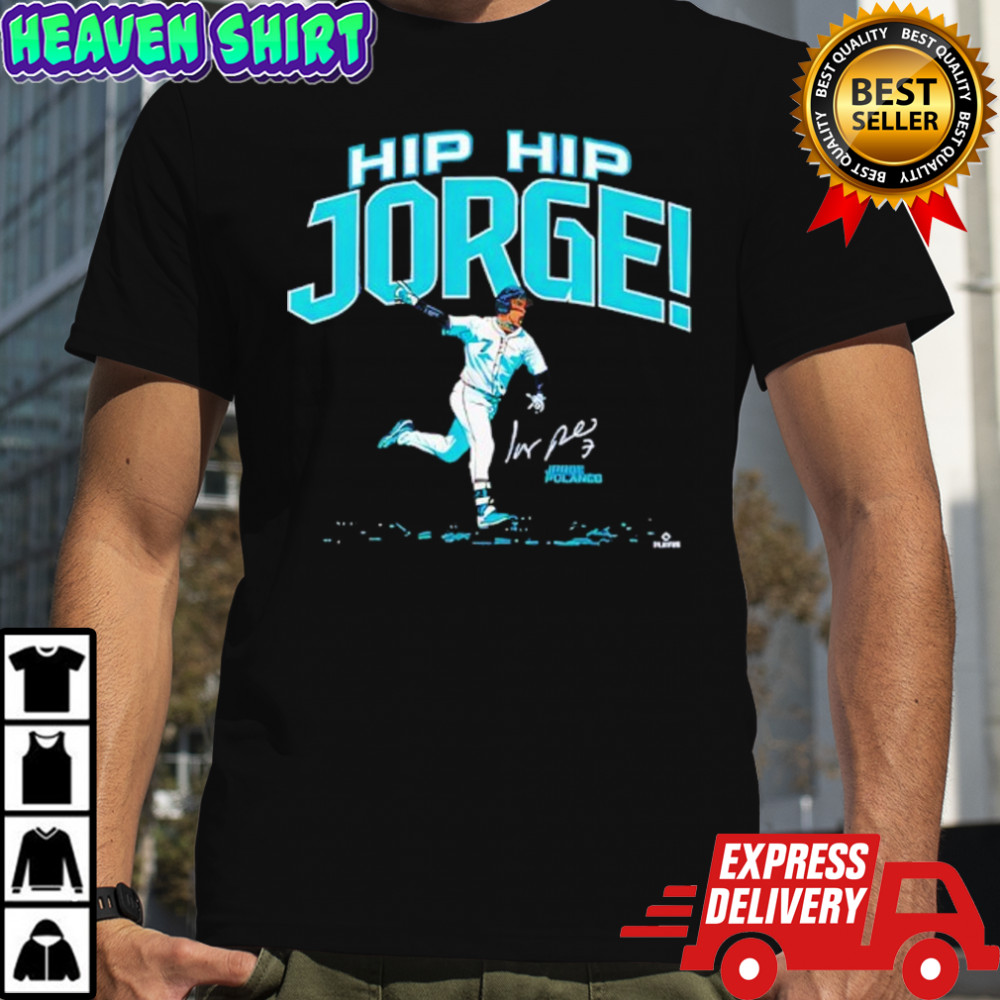 Hip Hip Jorge Polanco signature retro shirt