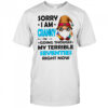 Hippie Gnome Sorry I’m Cranky I’m Going Through My Terrible Seventies right now shirt