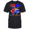 Hispanic Heritage Month Cuban Flag Cuba Dabbing Shirt