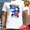 Honduran vs Haitian heart flags shirt