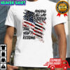 Honoring all who served thank you veterans American flag shirt