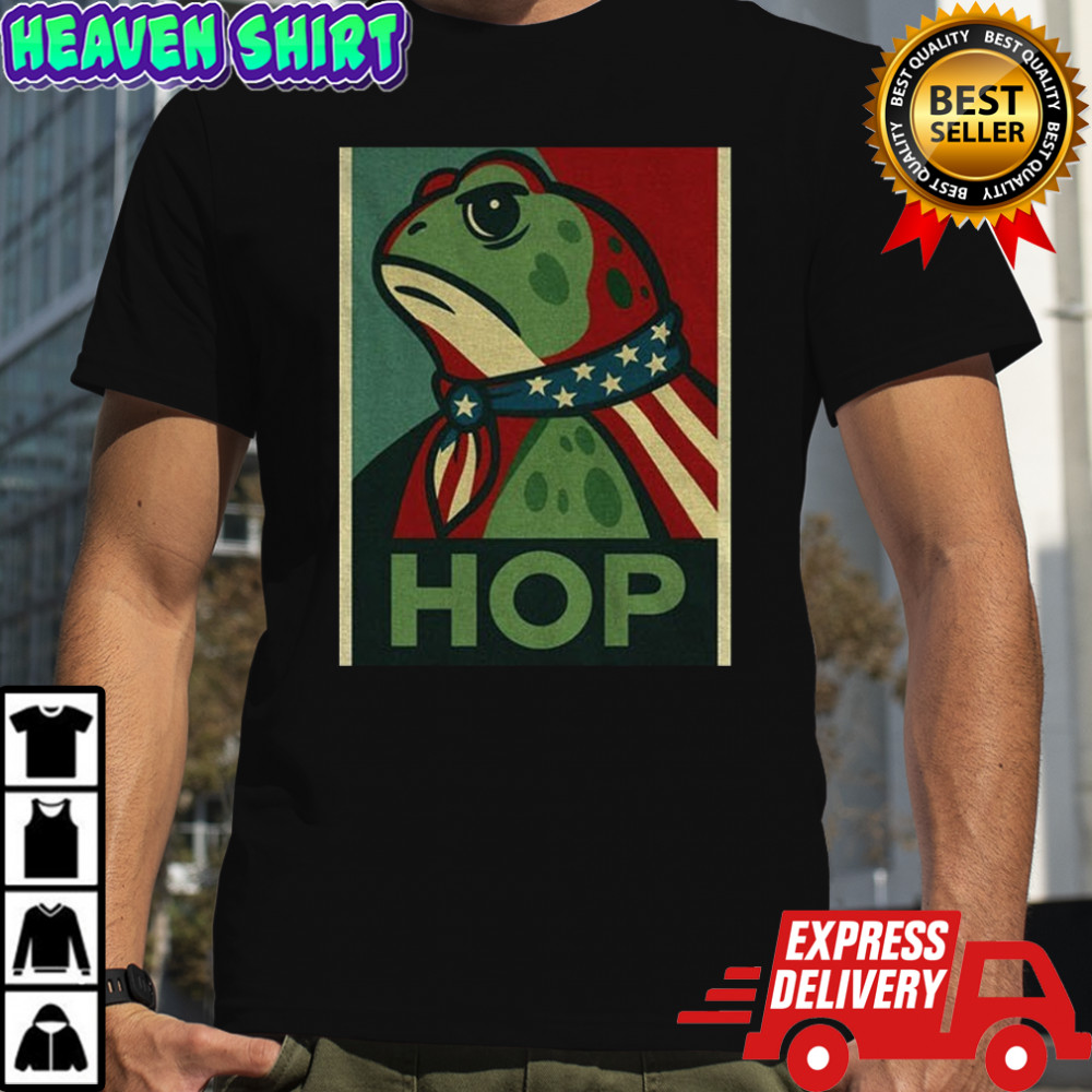 HOP No hope Without Hop I Resist Portland frog shirt