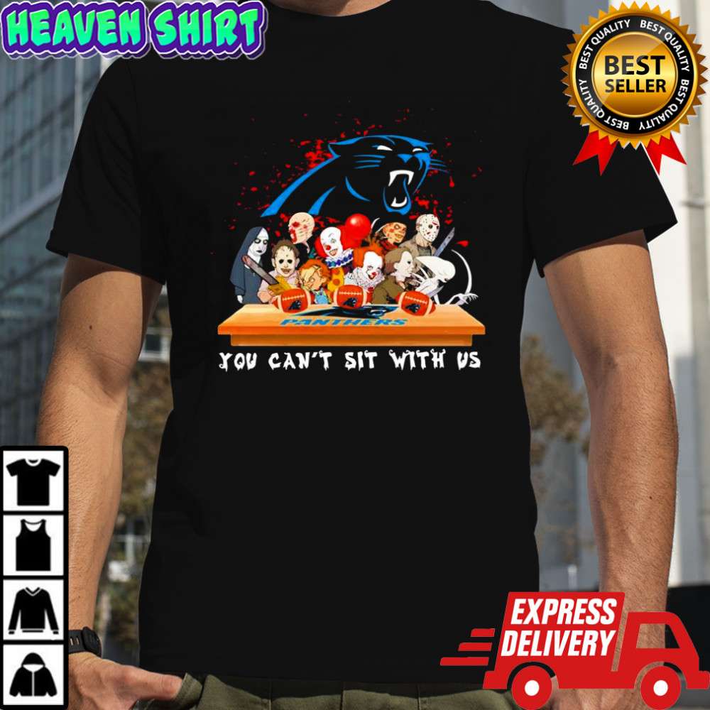 Horror You Can’t Sit With Us Carolina Panthers NFL shirt