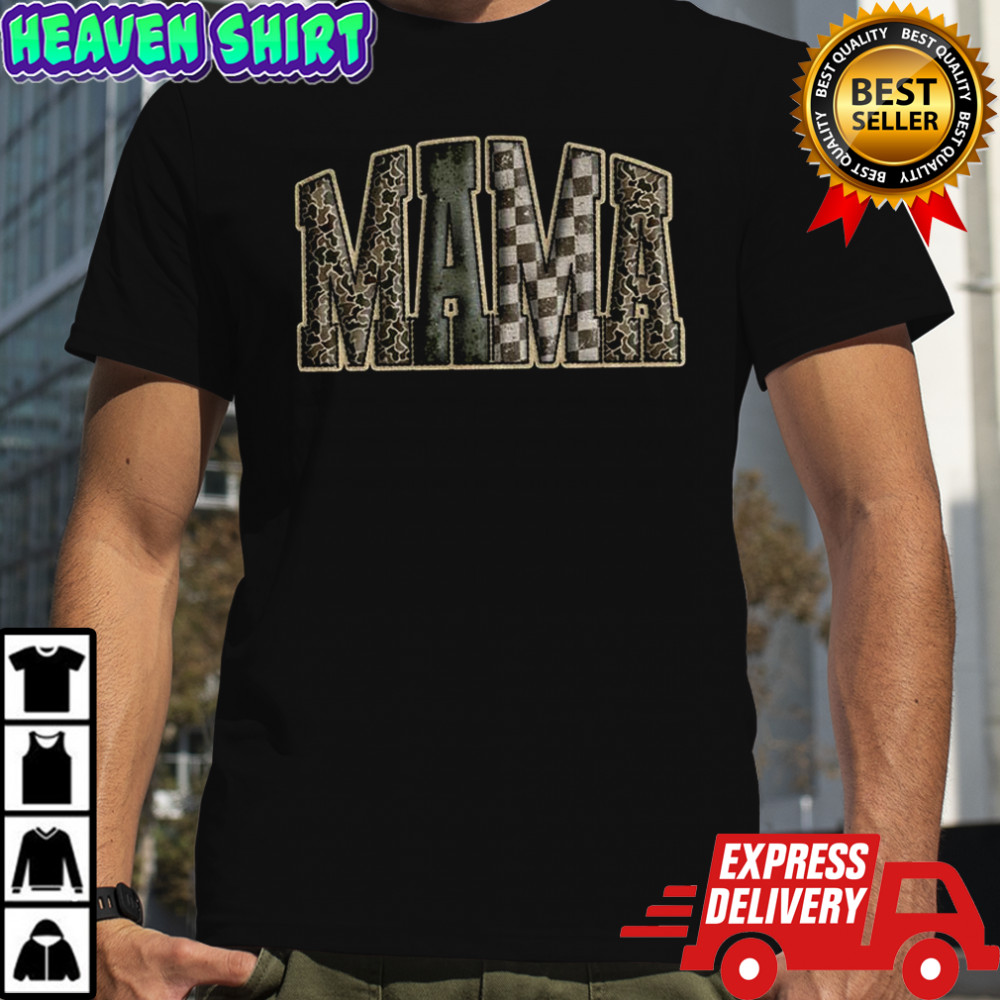Hunting Mama Camo Western Vintage shirt
