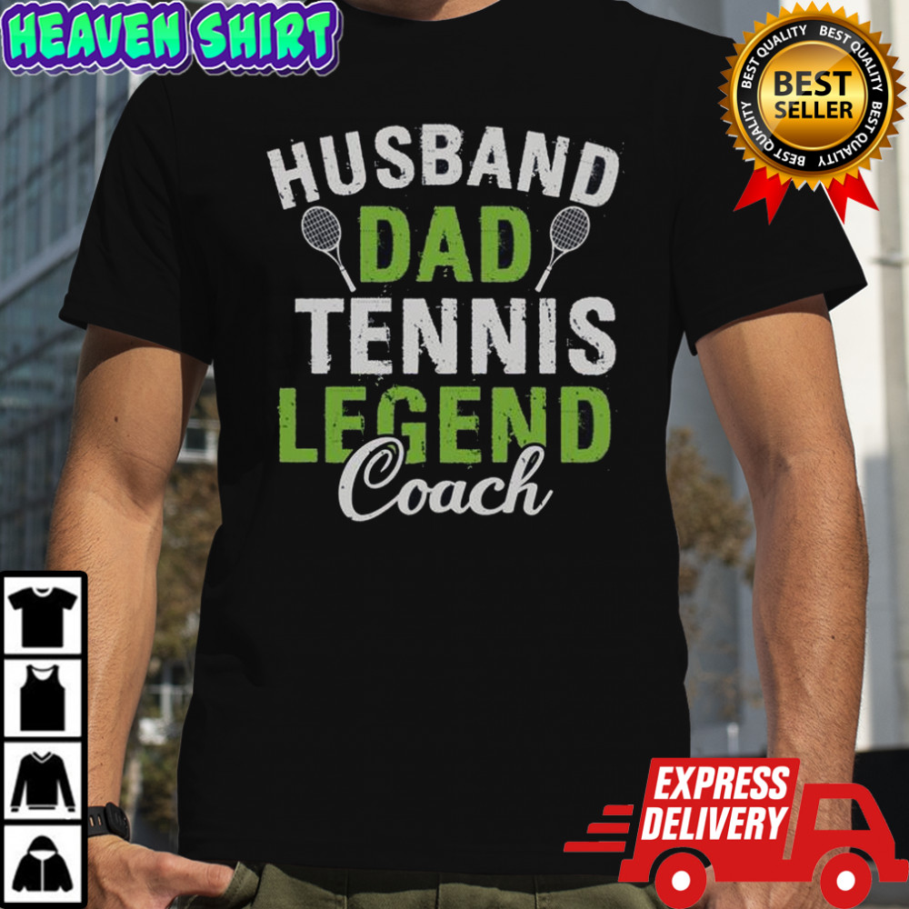 Husband Dad Tennis Legend Coach T-Shirt
