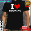 I love gooning heart meme shirt