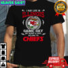 I May Live In Illinois But On Game Day My Heart And Soul Belongs To Kansas City Chiefs T-Shirt