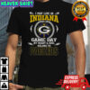 I May Live In Indiana But On Game Day My Heart And Soul Belongs To Green Bay Packers T-Shirt