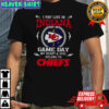 I May Live In Indiana But On Game Day My Heart And Soul Belongs To Kansas City Chiefs T-Shirt