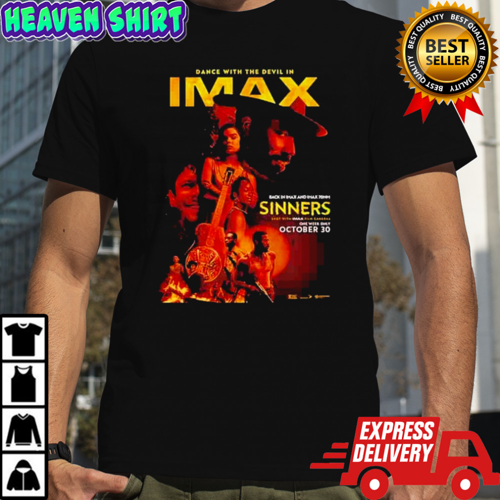 IMAX Sinners Returning To Theaters For Halloween October 30 2025 T-shirt
