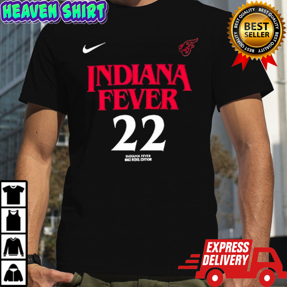 Indiana Fever 22 Caitlin Clark Stranger Things rebel name and number shirt