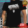 Indiana Hoosiers football attack attack attack logo shirt