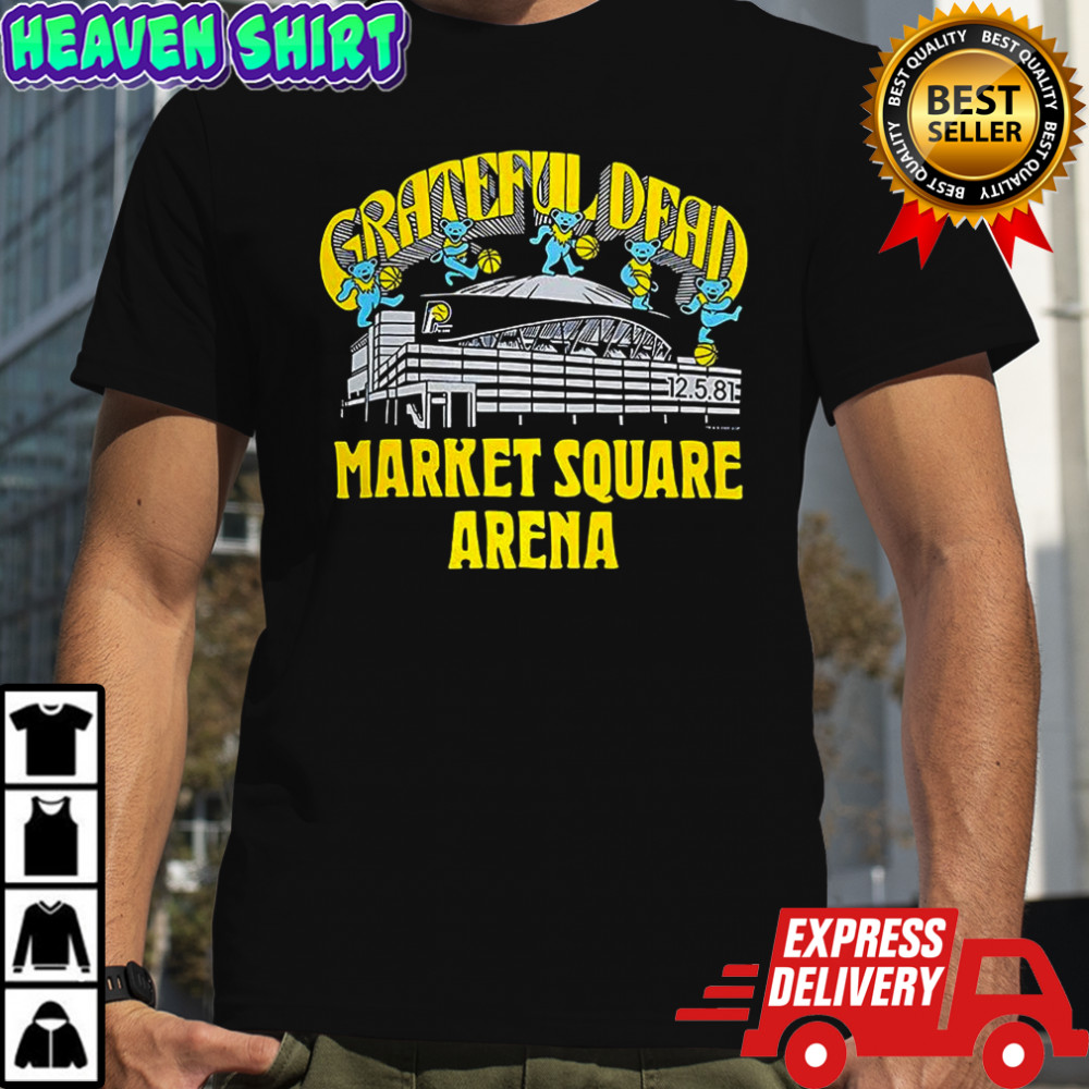 Indiana Pacers basketball Grateful bears market Square Arena graphic shirt