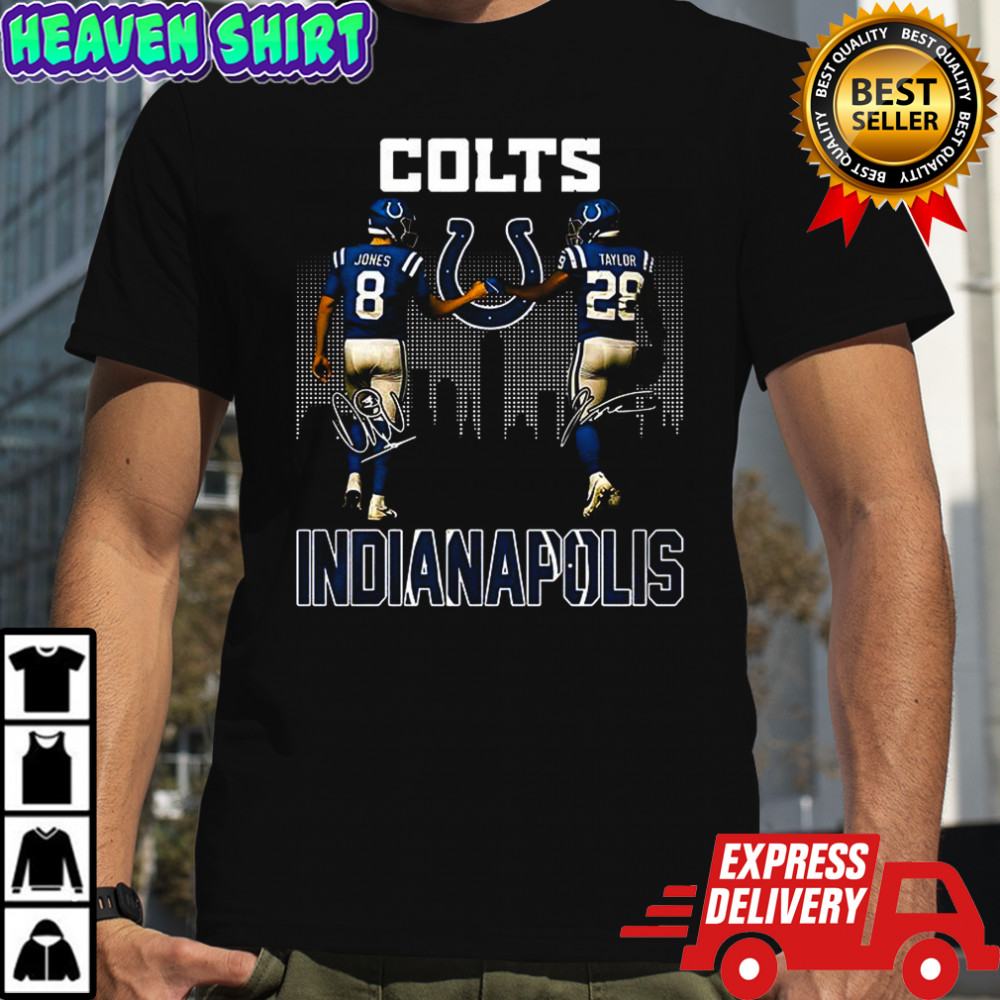 Indianapolis Colts Daniel Jones and Jonathan Taylor signature shirt