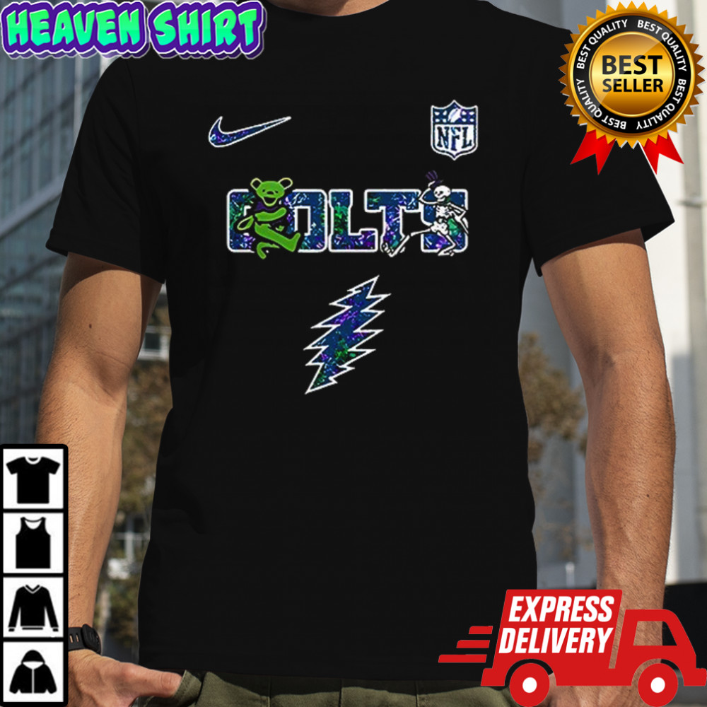 Indianapolis Colts Grateful Dead 60th anniversary bears shirt