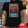 Indivisible with ribberty and justice for all shirt
