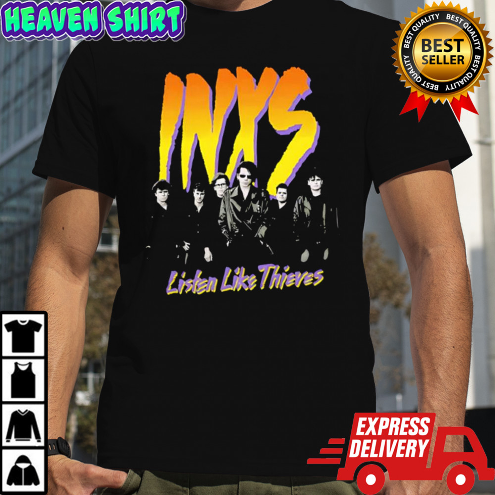 INXS album Listen Like Thieves shirt