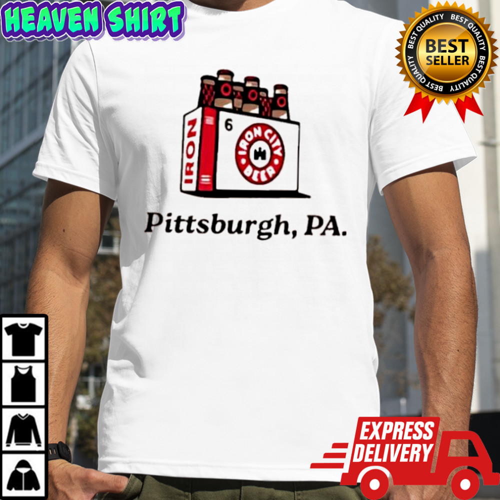 Iron City Beer Pittsburgh PA logo shirt
