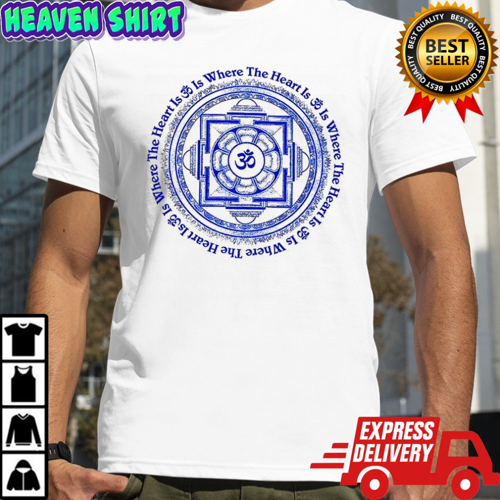 Is where the heart is logo shirt