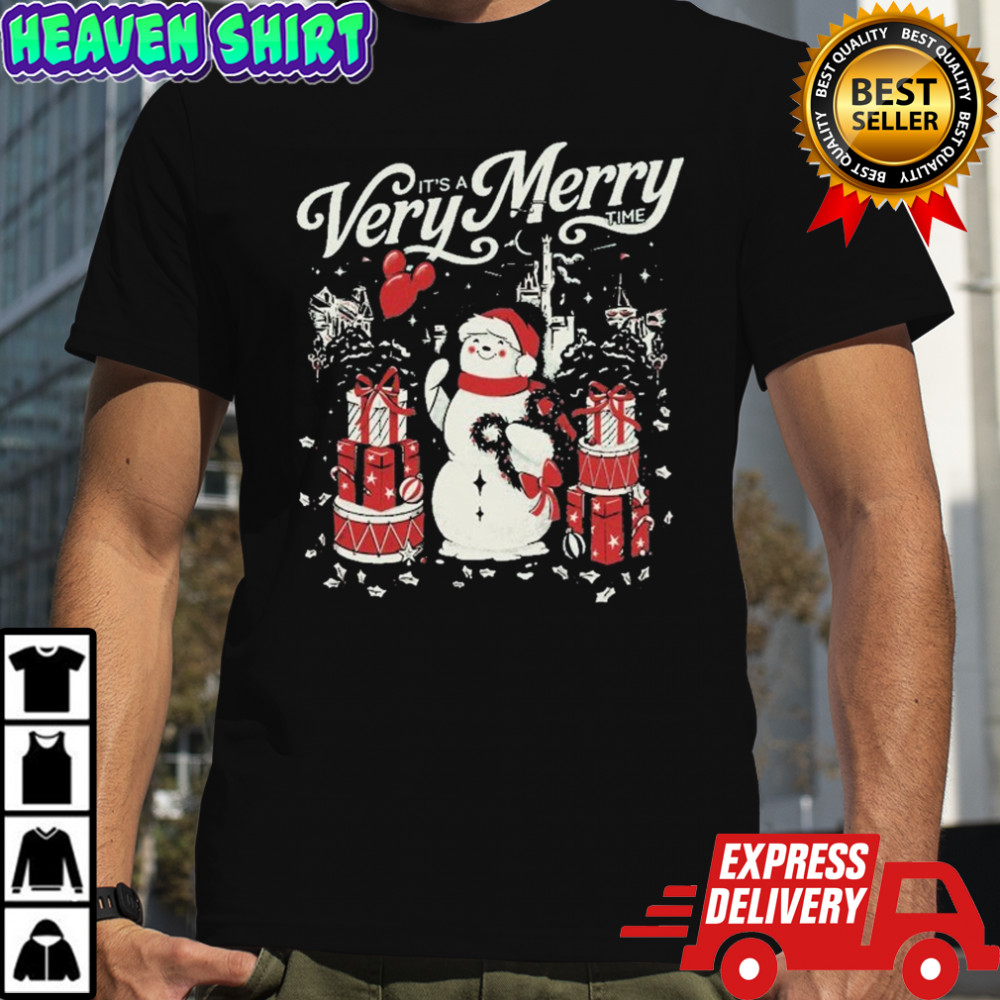 It’s A Very Merry Time Holiday Christmas T-Shirt