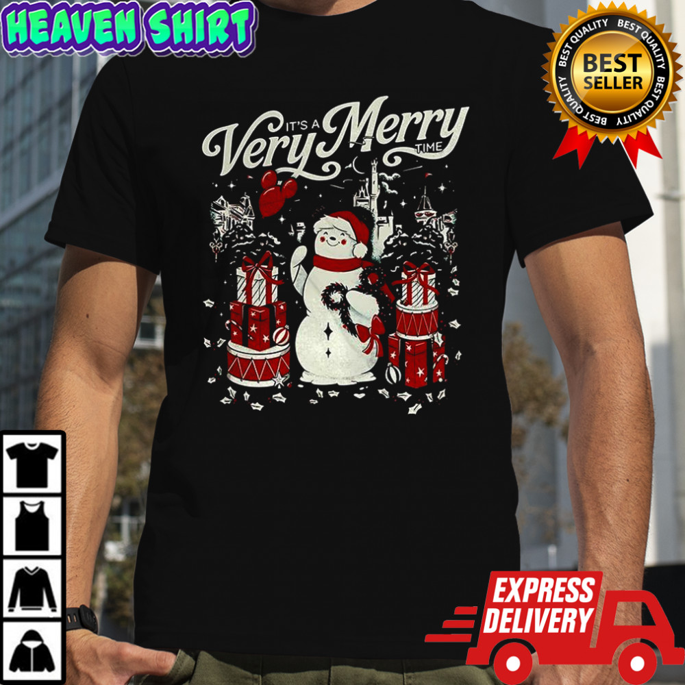 It’s a very merry time snowman Disney Christmas shirt