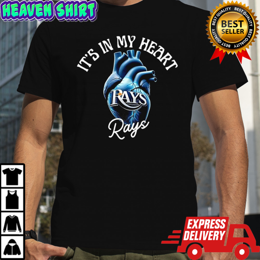 It’s in my heart Tampa Bay Rays baseball lovers shirt