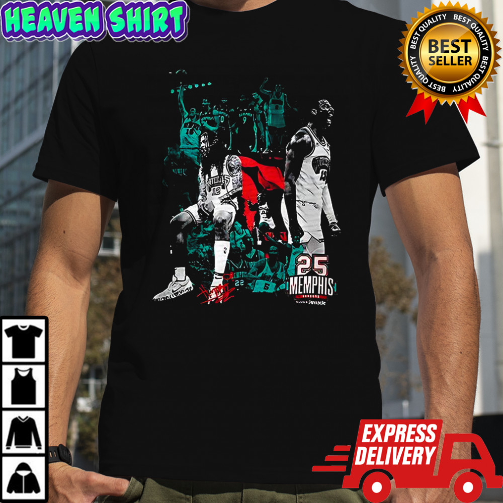 Ja Morant and Jaren Jackson Jr 25 Memphis Grizzlies signature shirt