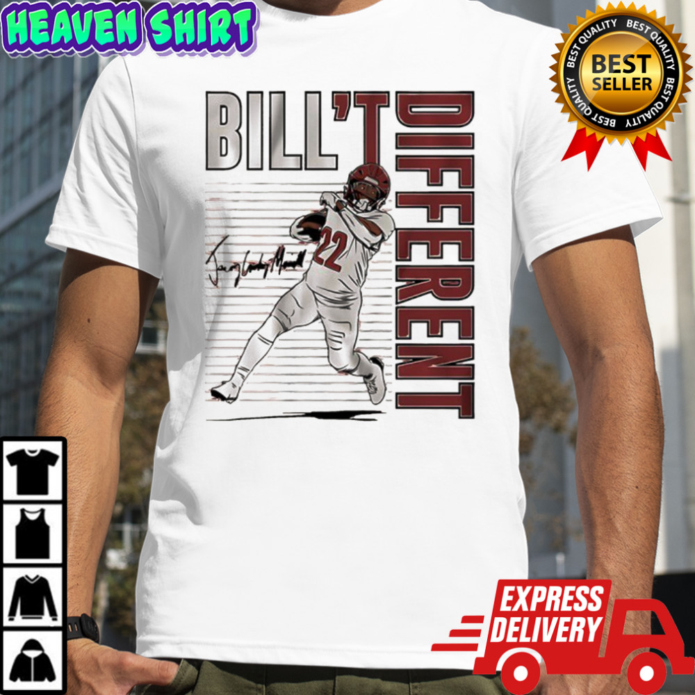 Jacory Croskey-Merritt Bill’t Different Signature Football Shirt