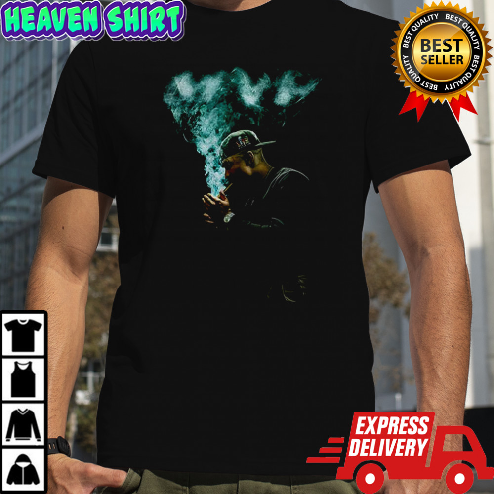 Jalen Hurts smoking Philadelphia Eagles NFL Football shirt