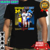 Jared Goff Detroit Lions x Tarik Skubal Detroit Tigers x Roman Wilson Michigan Wolverines signatures shirt