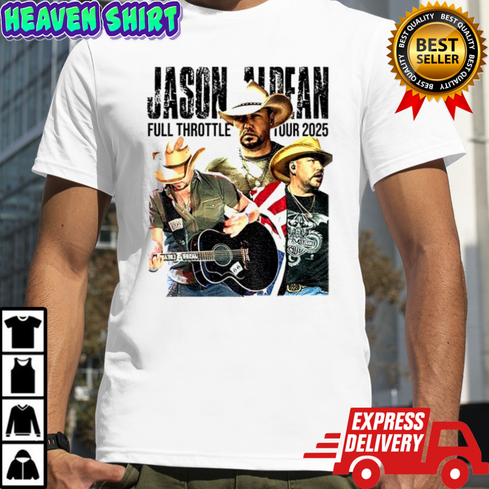 Jason Aldean Full Throttle Tour 2025 shirt