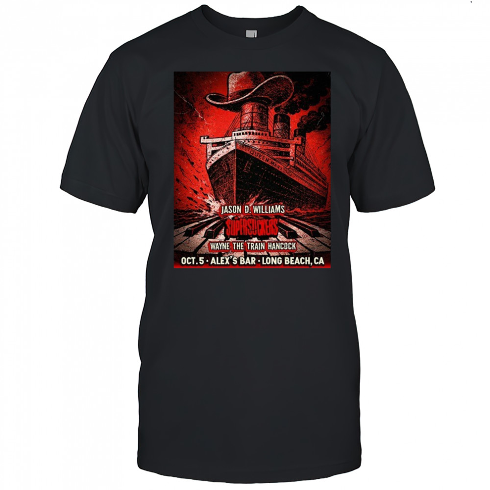 Jason D Williams Oct 5 2025 Alex’s Bar Long Beach CA T-shirt