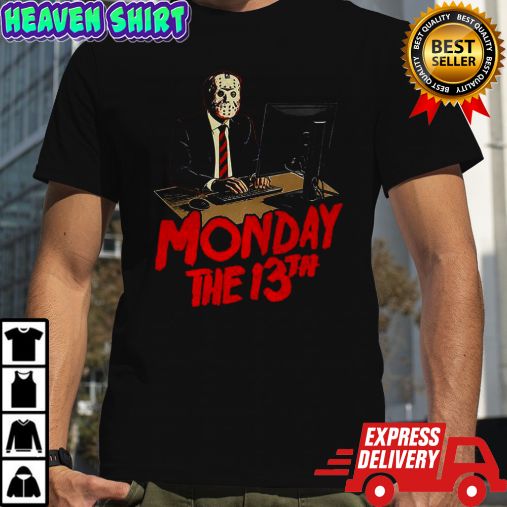 Jason Voorhees office staff Monday 13th Halloween shirt