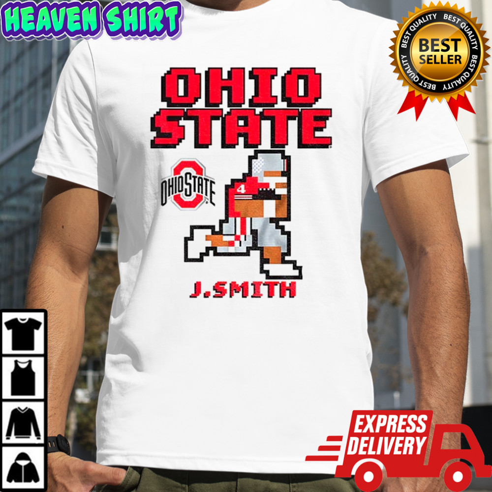 Jeremiah Smith Retro Baller Ohio State Buckeyes football 2025 shirt