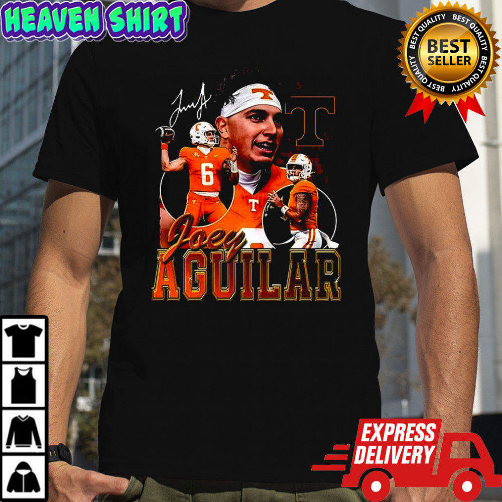 Joey Aguilar Tennessee Volunteers graphic signature shirt