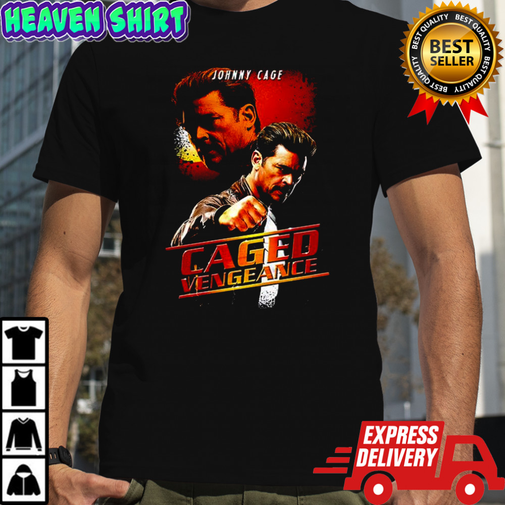 Johnny Cage Mortal Kombat II caged vengeance shirt