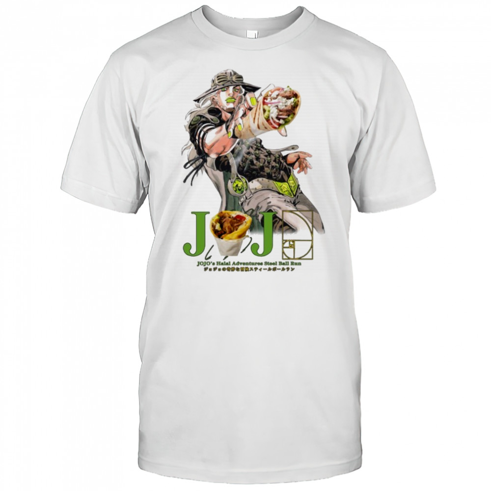 Jojo’s Halal Adventure Steel Ball Run Gyro T-shirt