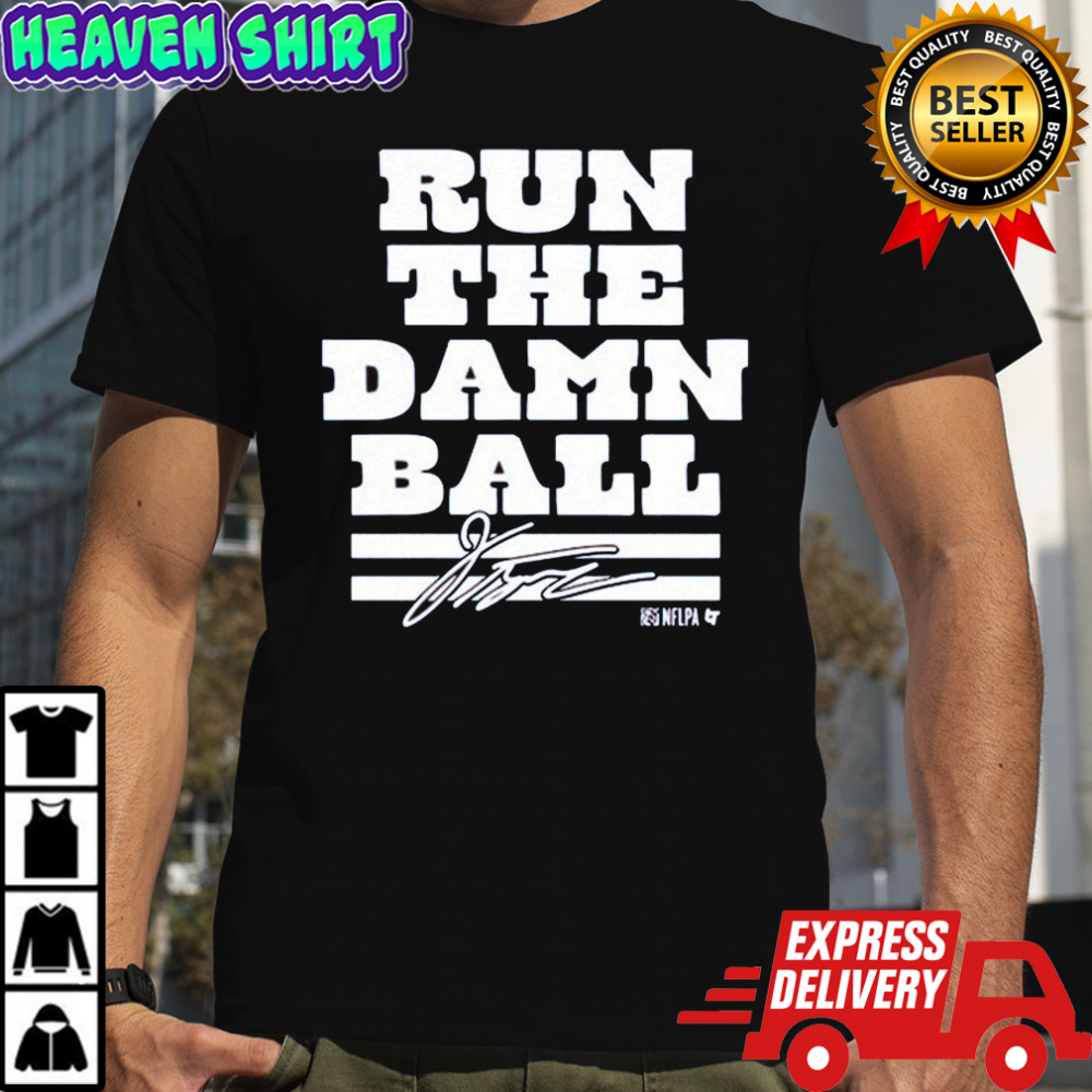 Jonathan Taylor Run The Damn Ball T-shirt