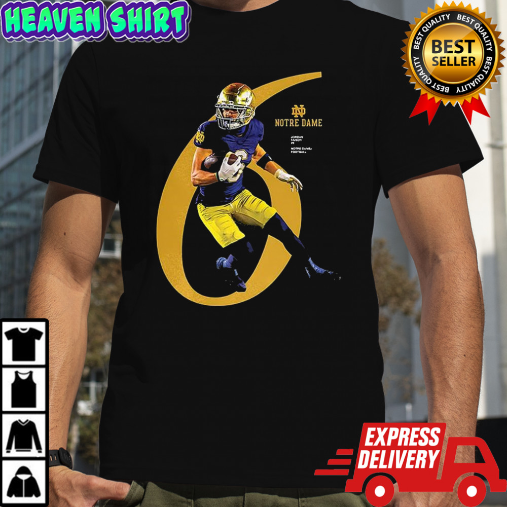 Jordan Faison Notre Dame Fighting Irish number 6 shirt