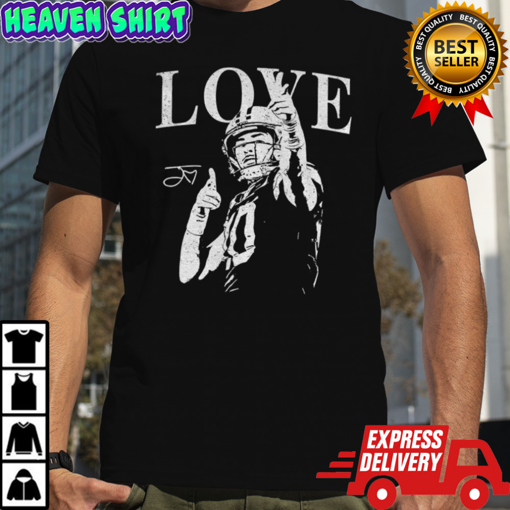 Jordan Love Green Bay Packers NFL Football signature vintage shirt