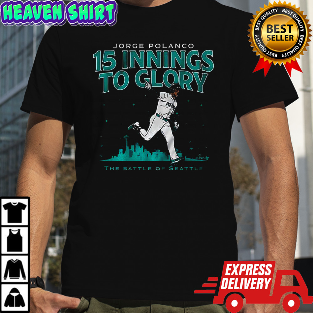 Jorge Polanco 15 Innings to Glory Seattle Mariners shirt
