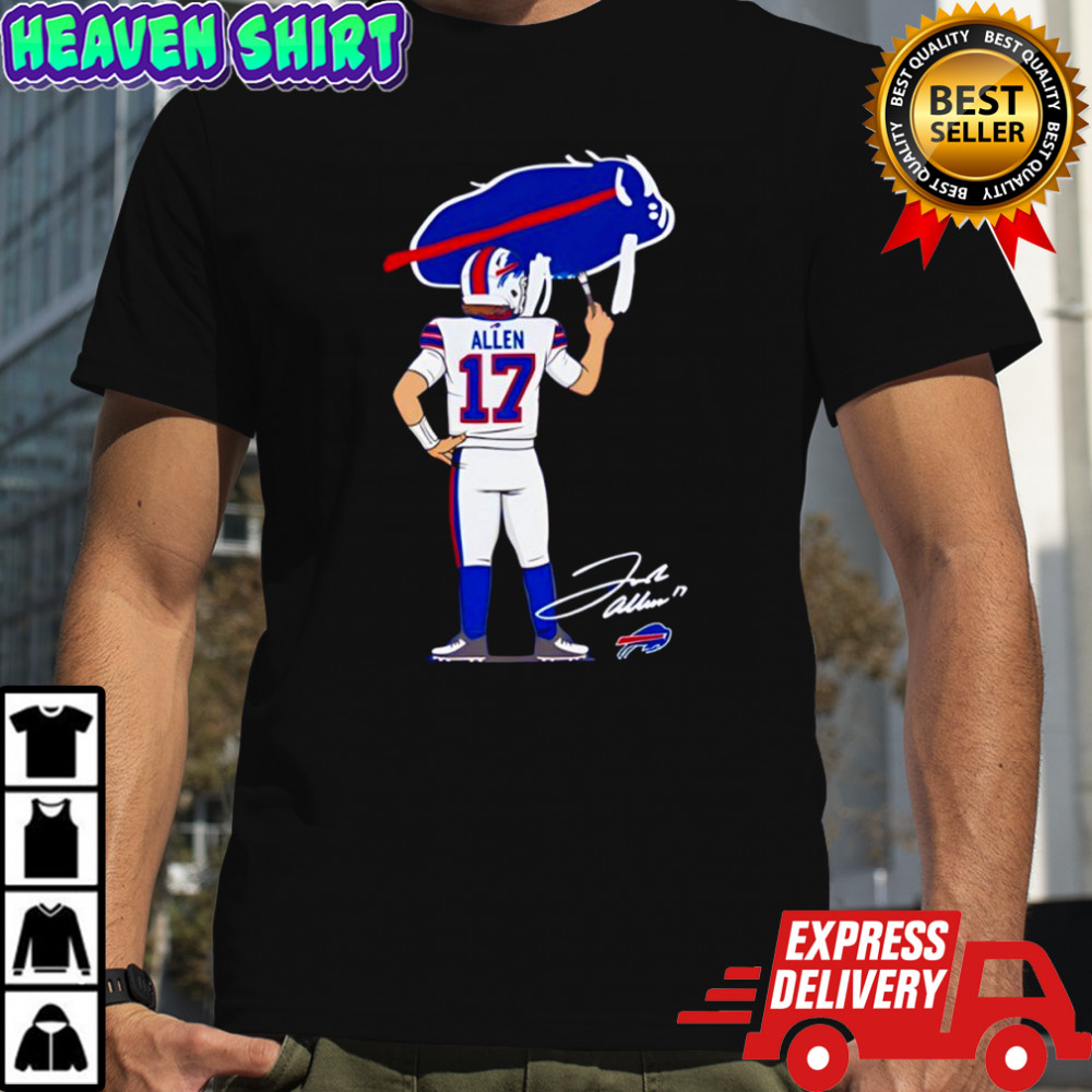 Josh Allen Buffalo Bills Football Signature Shirt